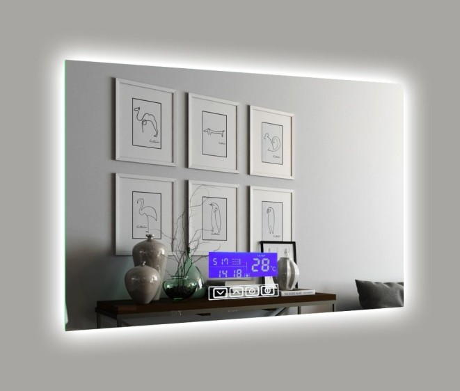 Зеркало с контурной подсветкой амбилайт Shape 04  + амбилайт - Фото 2