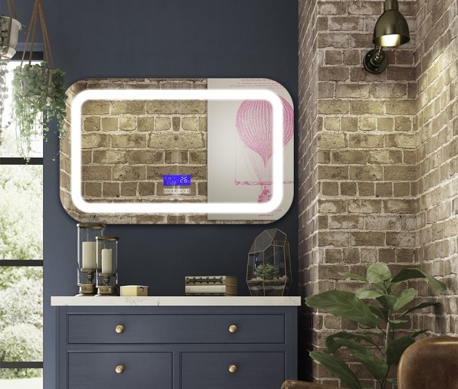 Зеркало с подсветкой и увеличительной линзой Loretta + линза - Фото 3