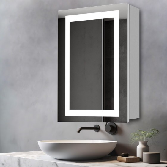 Зеркальный шкафчик Leonardo + Bluetooth - Фото 7