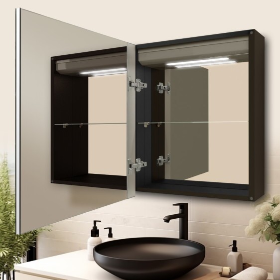 Зеркальный шкафчик Mario Black - Фото 7