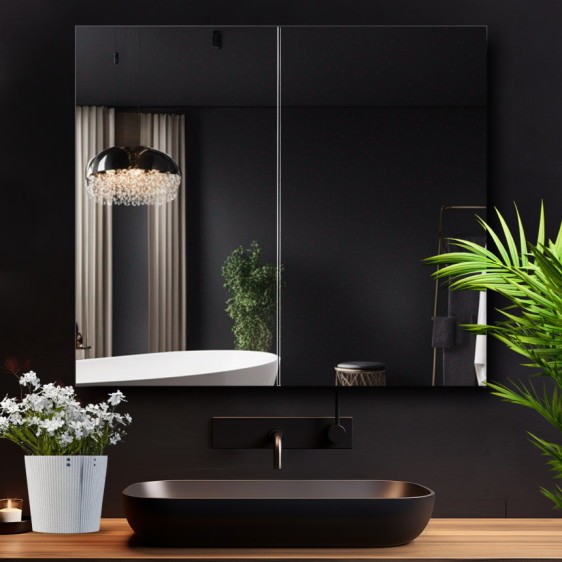 Зеркальный шкафчик Atlant 201 Black - Фото 7 Зеркальный шкафчик Atlant 201 Black - Фото 7