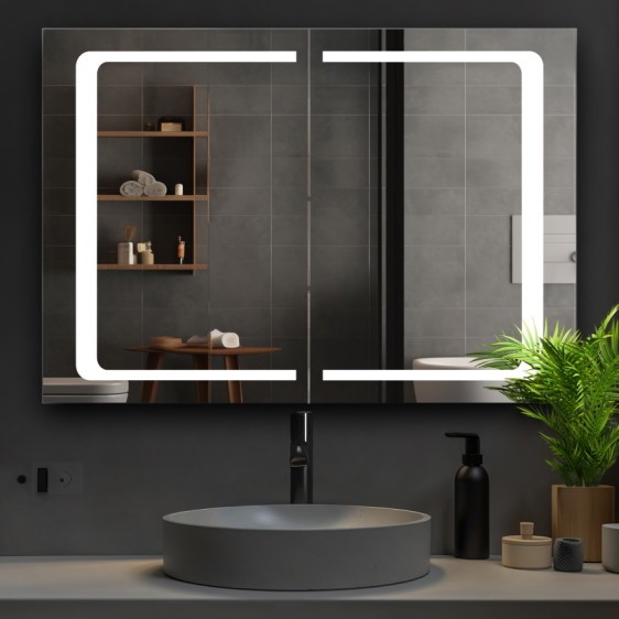 Зеркальный шкафчик Andrea Black - Фото 6