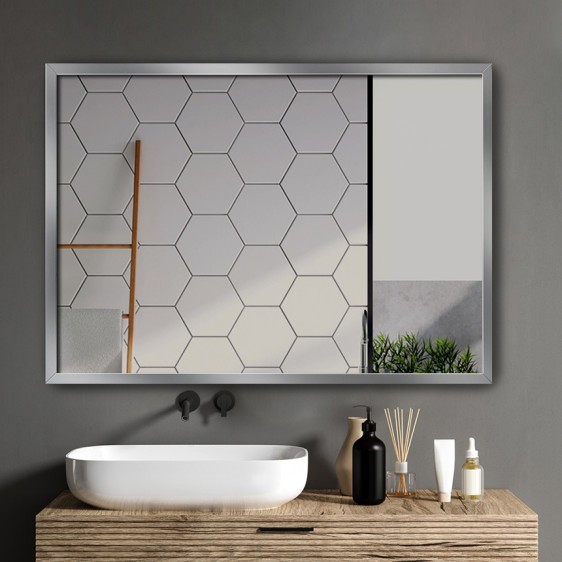 Зеркало alu 001 Chrome - Фото 5