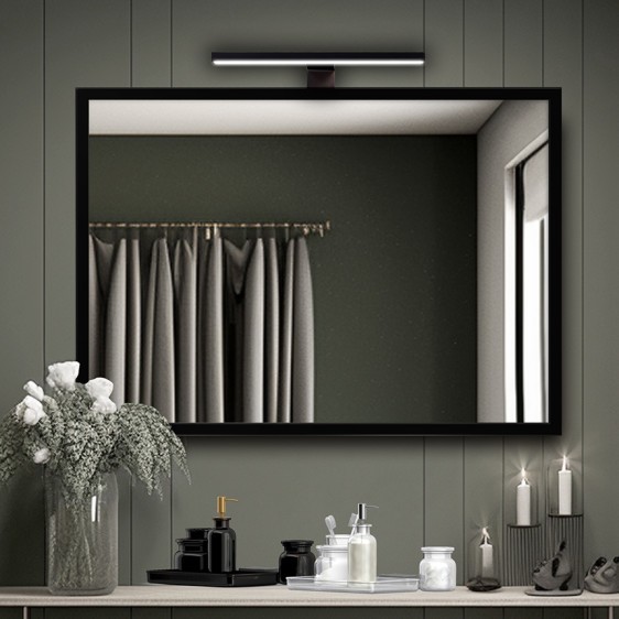 Зеркало alu 001 + Consol 01 Black - Фото 7