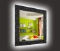 Зеркало в багетной раме с контурной подсветкой амбилайт Julia + амбилайт - Фото 1