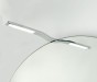 Зеркало с наружным LED светильником Shape 02 + Consol 04