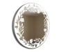 Круглое зеркало с LED подсветкой в ванную комнату Olimpia - Фото 1