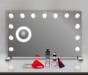 Настольное гримерное зеркало для макияжа с подсветкой Hollywood T + линза  - Фото 2