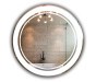 Круглое зеркало с LED подсветкой в ванную комнату Perla