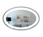 Овальное зеркало с LED подсветкой в ванную комнату Italia