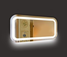 Зеркало с контурной подсветкой амбилайт Loretta + нижний амбилайт