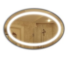 Овальное зеркало с подсветкой в ванную комнату Greta