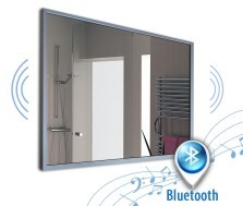 Зеркало с аудио колонками alu 001 + Bluetooth