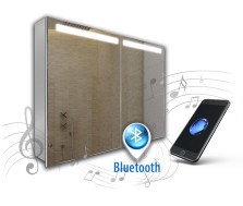 Зеркальный шкафчик Benedetto + Bluetooth