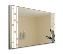 Прямоугольное зеркало с LED подсветкой в ванную комнату Monica