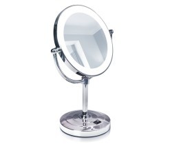 Настольное косметическое зеркало с увеличением и подсветкой Zoom 02