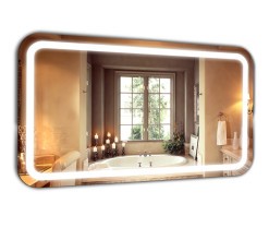 Большое зеркало с подсветкой в ванную комнату Loretta XL