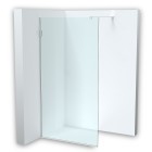 Перегородка для душу Belmont 190x90 примикання ліворуч