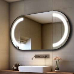 Дзеркало Alessandra Inox Black