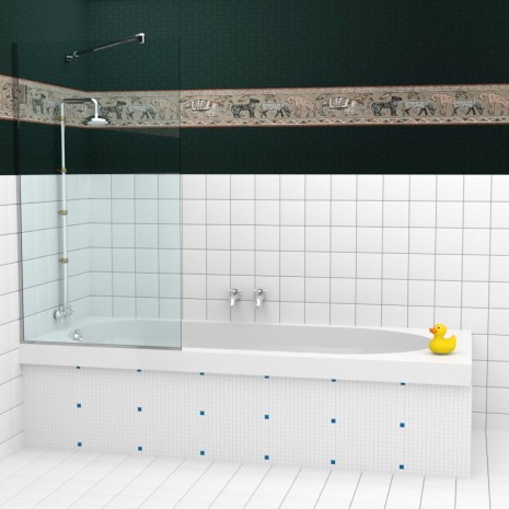 Шторка для душа Danube 140x70 праворуч