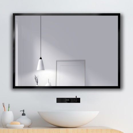 Дзеркало alu 001 Black 70x120