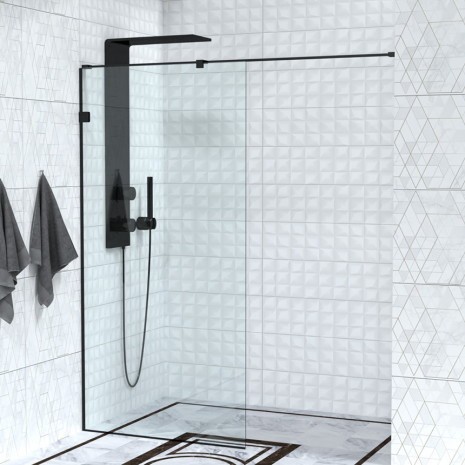 Перегородка для душу Toucan Black