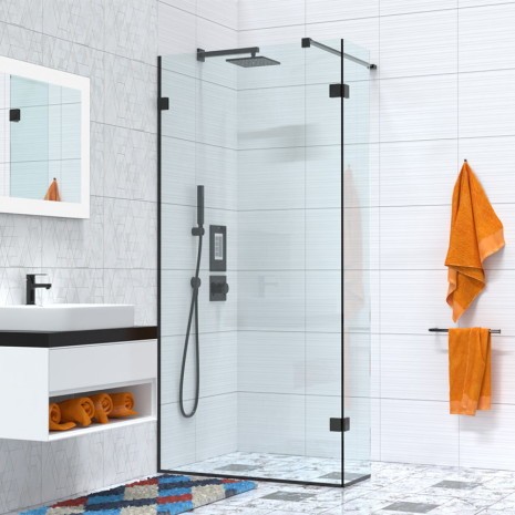 Перегородка для душу Dorado Black