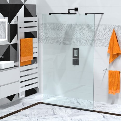 Перегородка для душу Dove Black