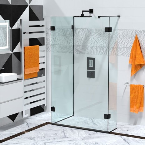 Перегородка для душу Columba Black