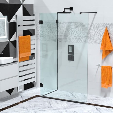 Перегородка для душу Phoenix Black