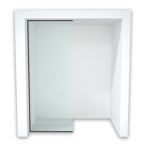 Перегородка для душу Taurus Black