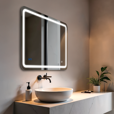 Дзеркало Loretta 60x80 + clock