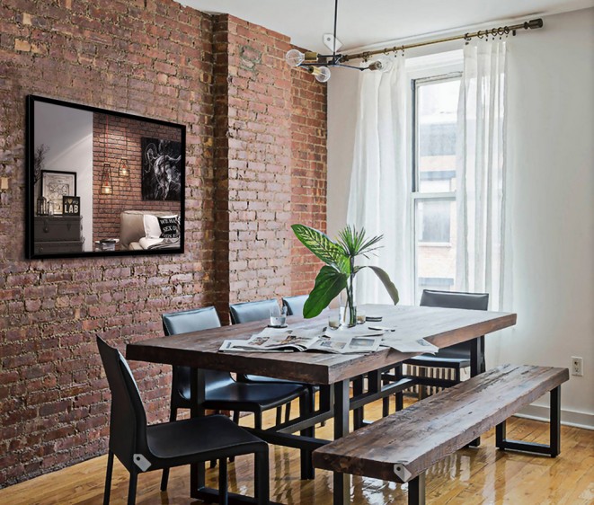 Дзеркало alu 001 Black - Фото 4