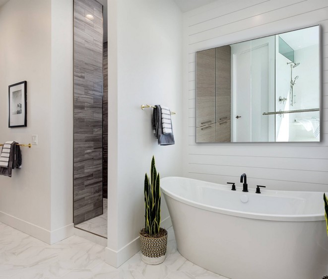 Дзеркало alu 008 60x80 chrome - Фото 3