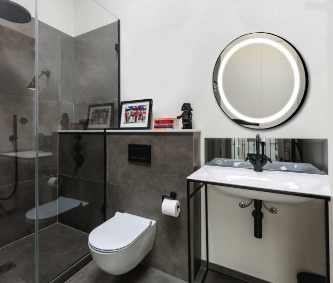 Дзеркало Silvia Inox Black - Фото 3