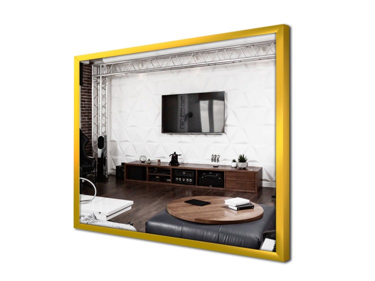 Дзеркало alu 001 Gold - Фото 1