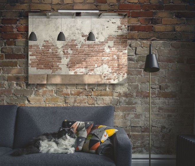 Дзеркало Shape 04 + Consol 01 Black - Фото 4