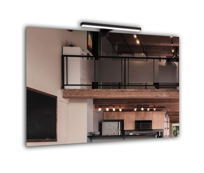 Дзеркало Shape 04 + Consol 01 Black - Фото 5