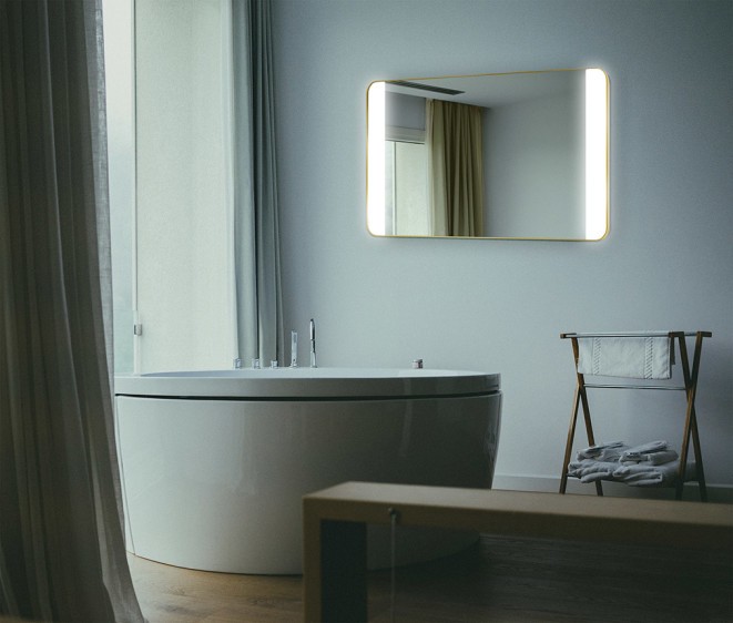 Дзеркало Sabina Inox Gold - Фото 4