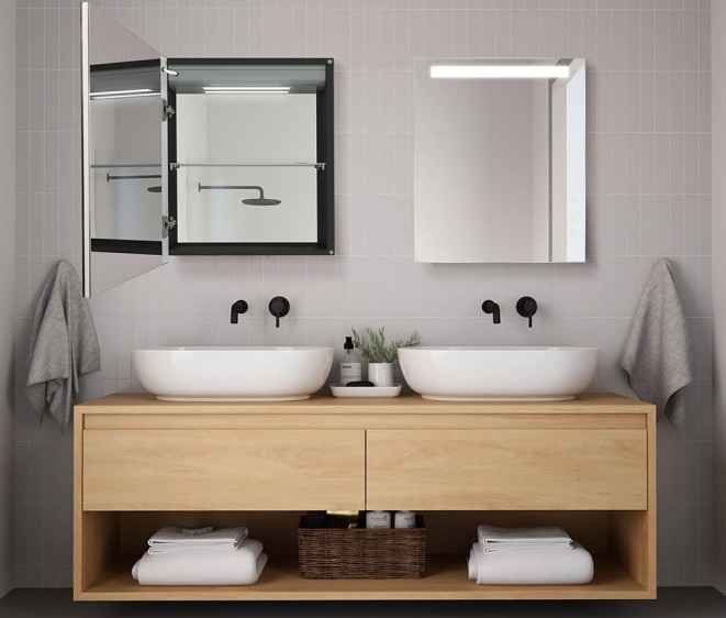 Дзеркальна шафка Ernesto Black - Фото 5 Дзеркальна шафка Ernesto Black - Фото 5