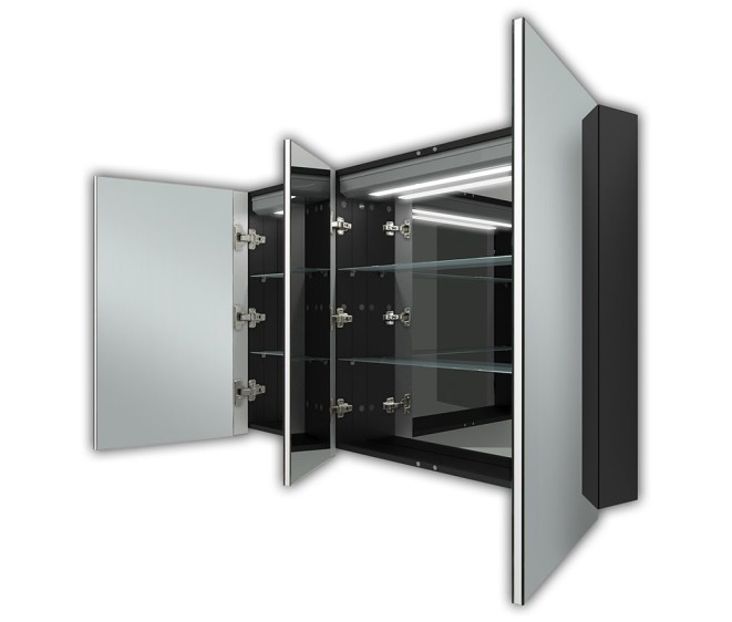 Дзеркальна шафка Atlant 301 Black - Фото 3