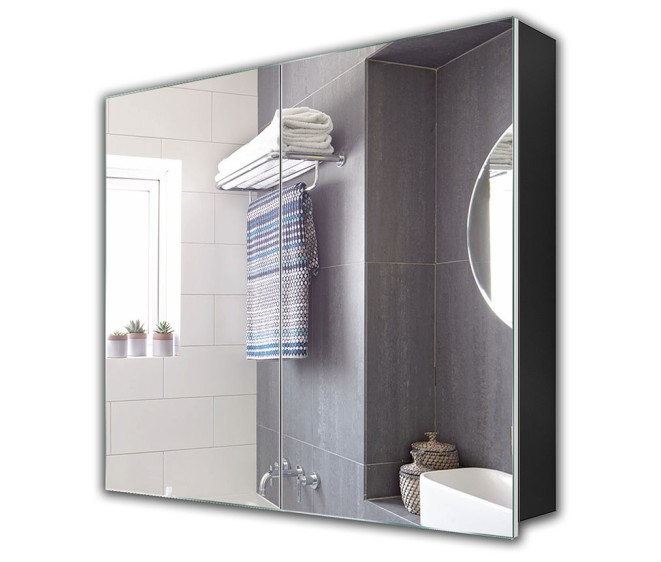 Дзеркальна шафка Atlant 201 Black - Фото 1