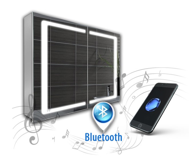 Дзеркальна шафка Andrea + Bluetooth - Фото 1