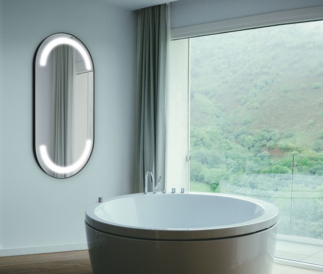 Дзеркало Alberta Inox Black - Фото 3