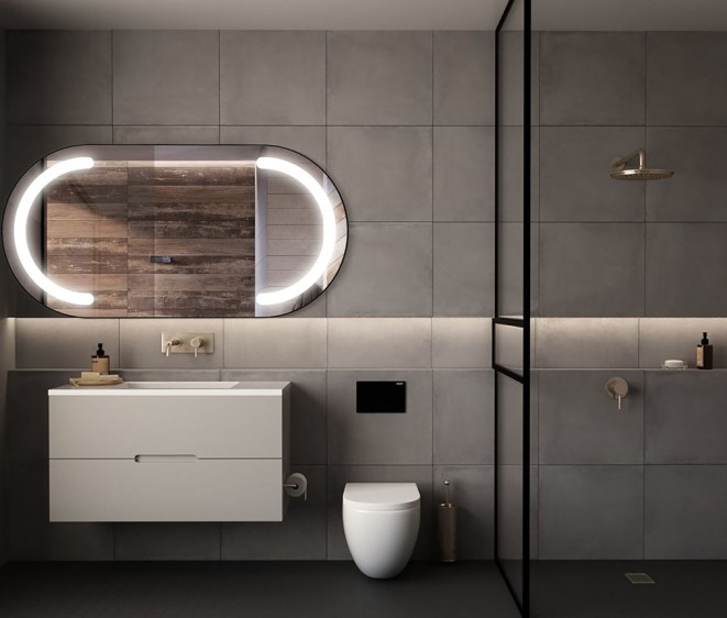 Дзеркало Alessandra Inox Black - Фото 3