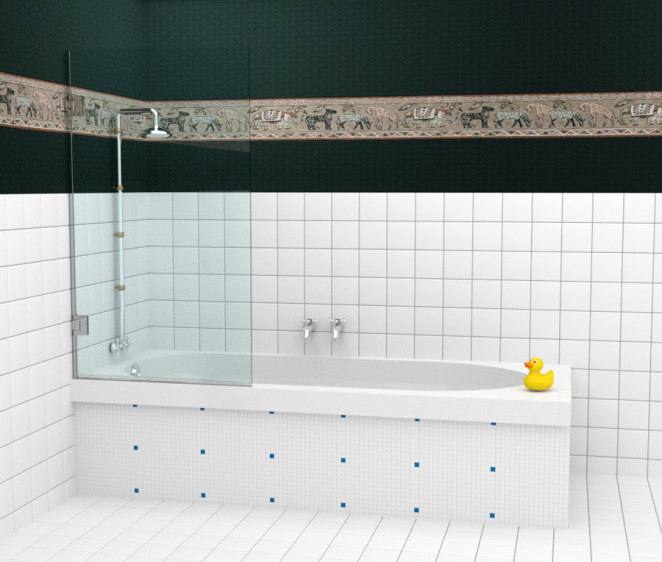 Шторка для ванни Lugano - Фото 2