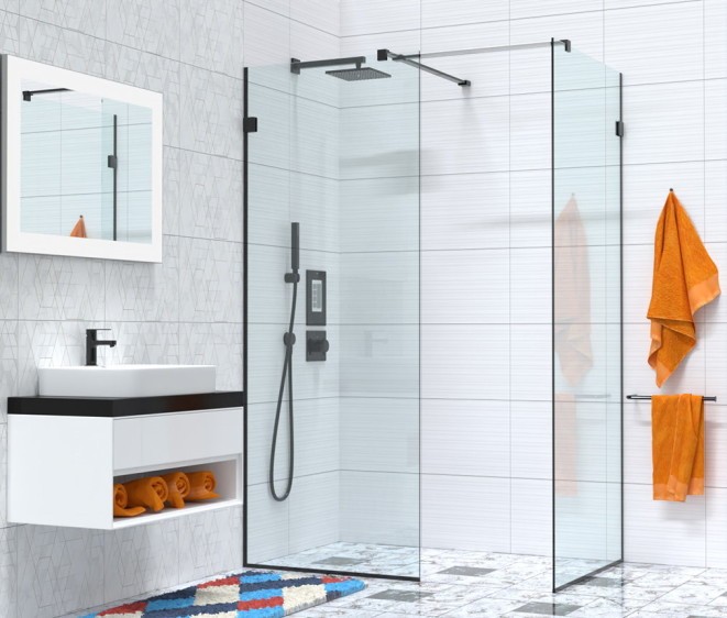 Перегородка для душу Virgin Black - Фото 2