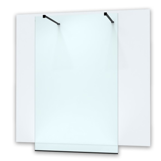 Перегородка для душу Dove Black - Фото 1