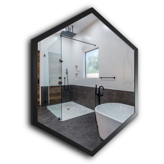 Дзеркало Hexagon Alu Black - Фото 2