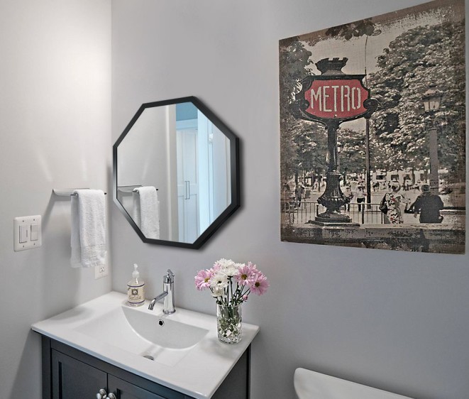 Дзеркало Octagon Alu Black - Фото 3